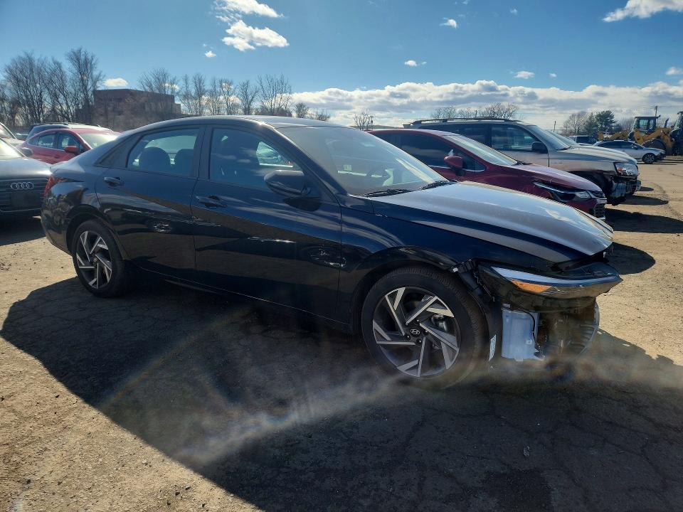 2025 Hyundai Elantra VIN KMHLM4DG9SU935492 COPART salvage auction — FRONT END, Id - Salvage Certificate Of Title, sold $6,500 on 2026-07-10 (photo 4)