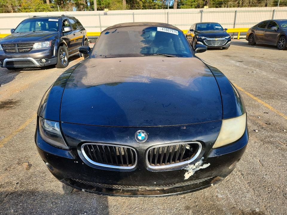 2005 BMW Z4 VIN 4USBT33525LS55757 COPART salvage auction — MECHANICAL, Ms - Certificate Of Title, sold $1,850 on 2026-07-27 (photo 5)