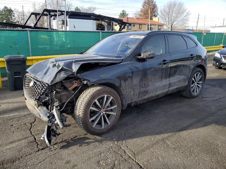 2021 Jaguar F-pace VIN SADCJ2EX4MA675043 COPART salvage auction — FRONT END, Id - Salvage Certificate Of Title, sold $8,700 on 2026-07-09 (photo 1)