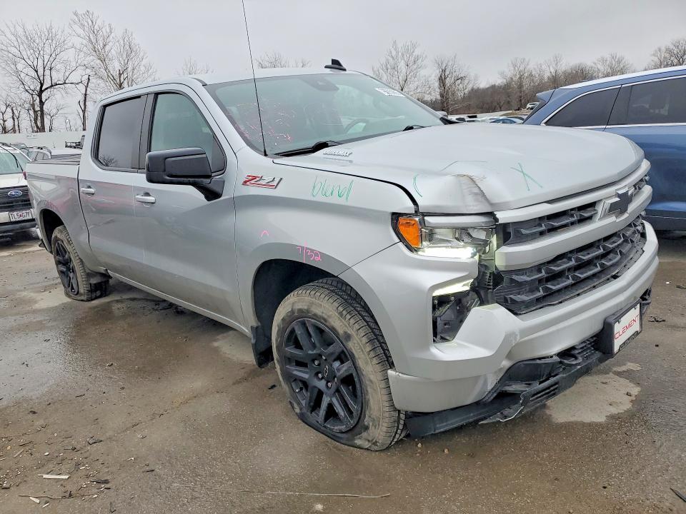 2022 Chevrolet Silverado VIN 1GCUDEET7NZ564401 COPART salvage auction — FRONT END, AR - CERT OF TITLE-SALVAGE, sold $13,400 on 2026-07-02 (photo 4)
