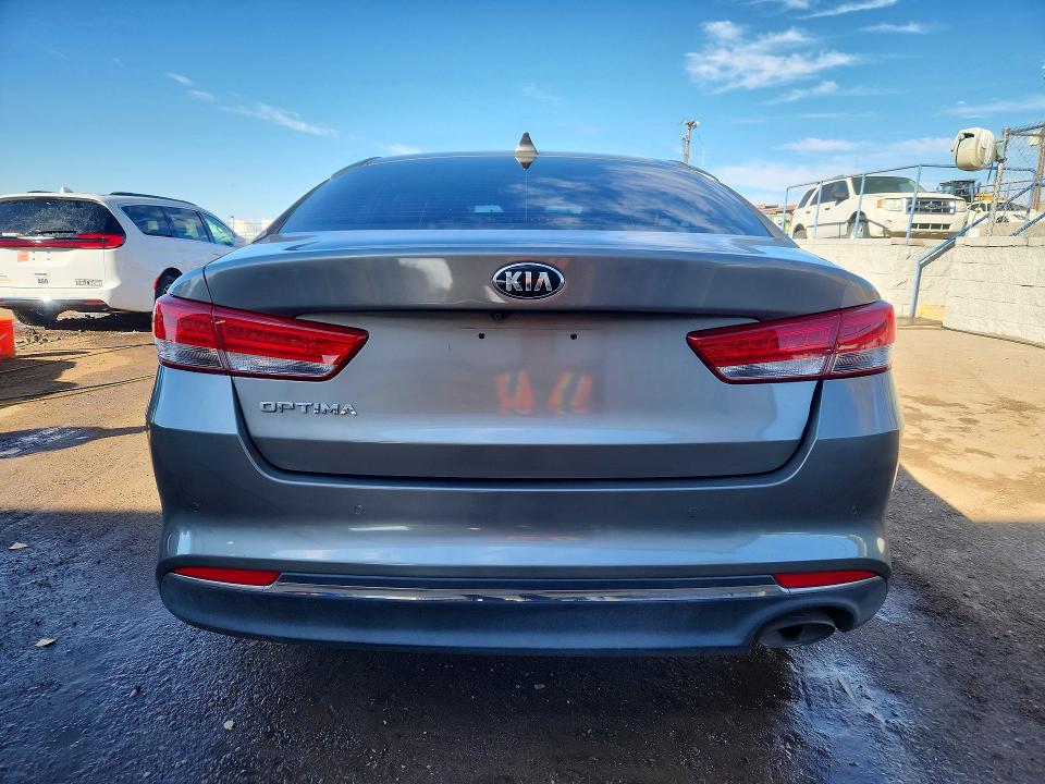2018 Kia Optima VIN 5XXGU4L30JG215202 COPART salvage auction — FRONT END, NM - CERT OF TITLE-SALVAGE, sold $325 on 2026-07-23 (photo 6)