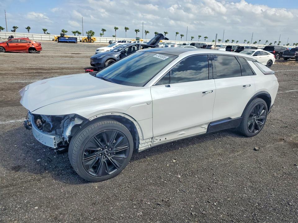 2024 Cadillac Lyriq VIN 1GYKPWRL3RZ141944 COPART salvage auction — FRONT END, Fl - Cert Of Title Slvg Rebuildable, sold $18,900 on 2026-07-06 (photo 1)