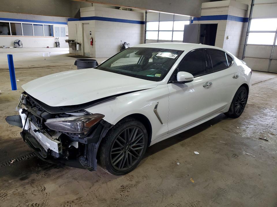 2019 Genesis G70 VIN KMTG54LE5KU014679 COPART salvage auction — FRONT END, VA - CERT OF TITLE - SALVAGE, sold $1,950 on 2026-07-24 (photo 1)