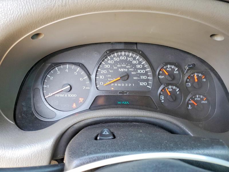 2004 Chevrolet Trailblazer VIN 1GNDS13S742248259 COPART salvage auction — FRONT END, CA - SALVAGE CERTIFICATE, sold $350 on 2026-07-09 (photo 9)