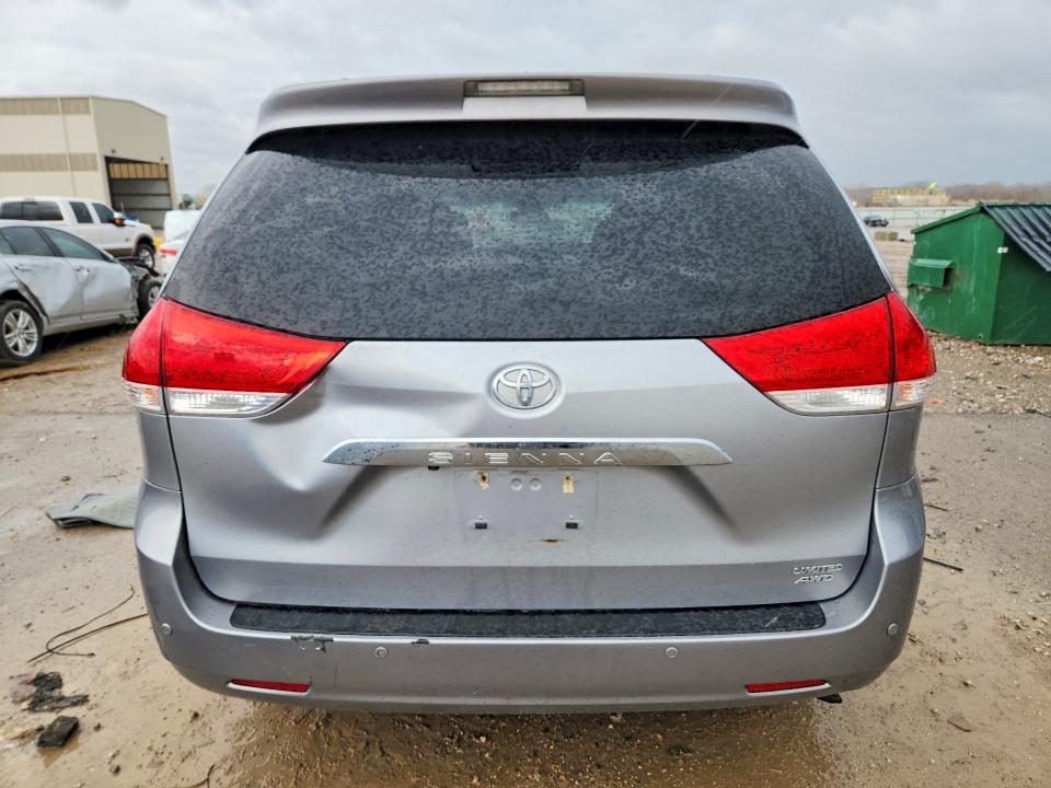 2011 Toyota Sienna VIN 5TDDK3DC4BS012668 COPART salvage auction — FRONT END, Ks - Cert Of Title-Salvage, sold $1,650 on 2026-07-07 (photo 6)