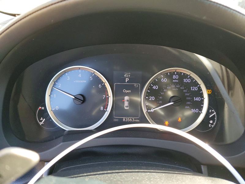 2014 Lexus Is VIN JTHBF1D24E5037568 COPART salvage auction — FRONT END, MD - CERT OF SALVAGE > 75% DAMAGE, sold $4,600 on 2026-07-10 (photo 9)