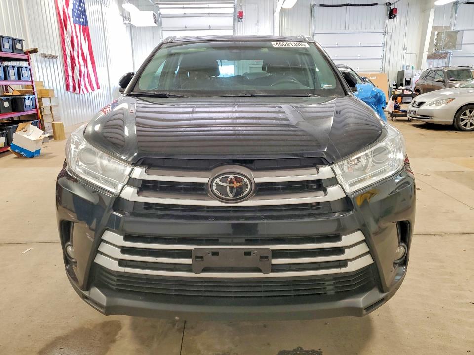 2019 Toyota Highlander VIN 5TDJZRFH5KS586478 COPART salvage auction — REAR END, Wv - Salvage Certificate, sold $9,300 on 2026-07-09 (photo 5)