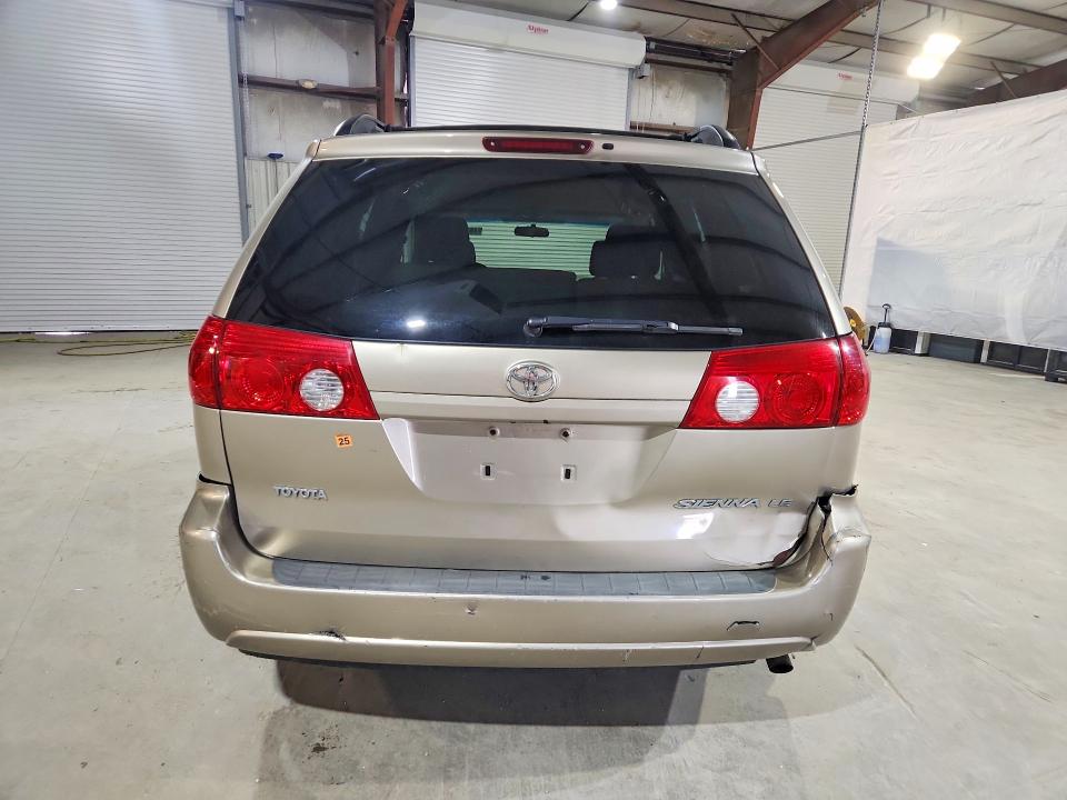 2007 Toyota Sienna VIN 5TDZK23C87S050445 COPART salvage auction — FRONT END, MA - CERT OF TITLE-RECONSTRCTD COLL, sold $550 on 2026-07-22 (photo 6)