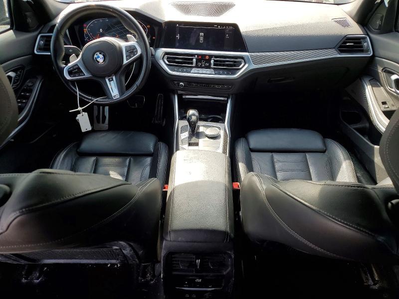 2020 BMW 3er VIN 3MW5R7J00L8B45646 COPART salvage auction — SIDE, ON, sold $16,350 on 2026-07-09 (photo 8)