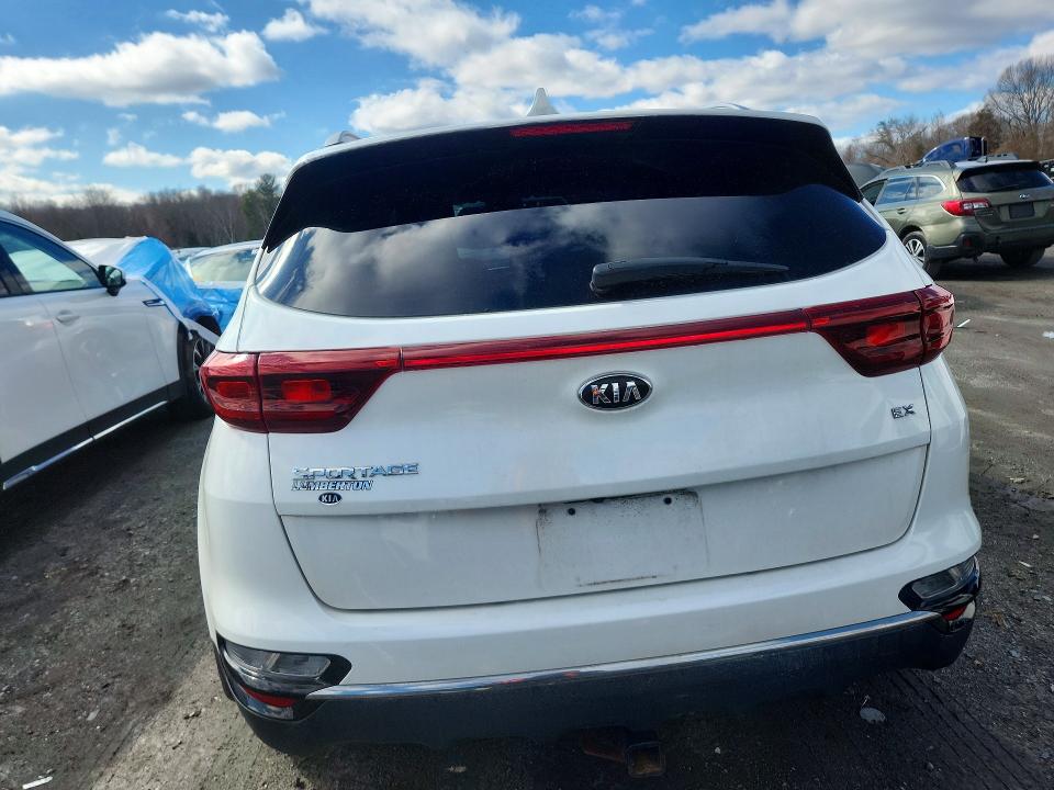 2020 Kia Sportage VIN KNDPN3AC1L7633189 COPART salvage auction — FRONT END, Ma - Cert Of Title-Salvage, sold $4,300 on 2026-07-08 (photo 6)