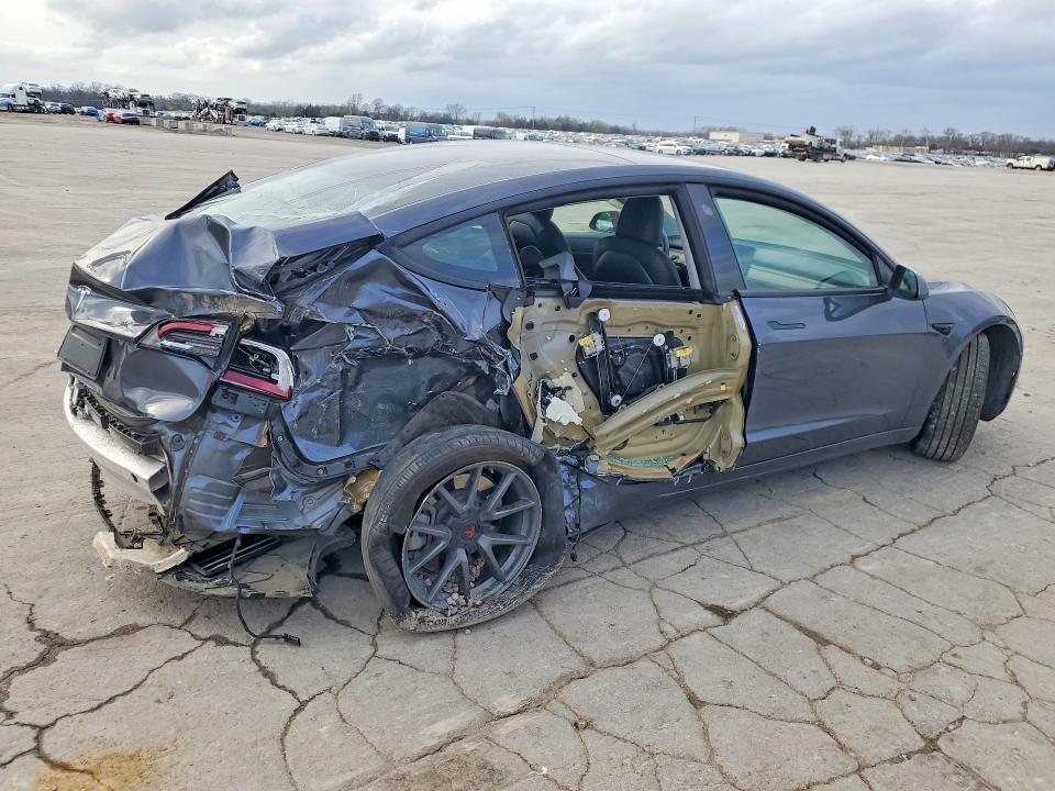 2021 Tesla Model 3 VIN 5YJ3E1EA9MF915376 COPART salvage auction — SIDE, Tn - Salvage Certificate, sold $3,100 on 2026-07-13 (photo 3)