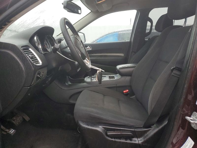 2012 Dodge Durango VIN 1C4RDHAG5CC306653 COPART salvage auction — FRONT END, In - Certificate Of Title (P), sold $500 on 2026-07-02 (photo 7)