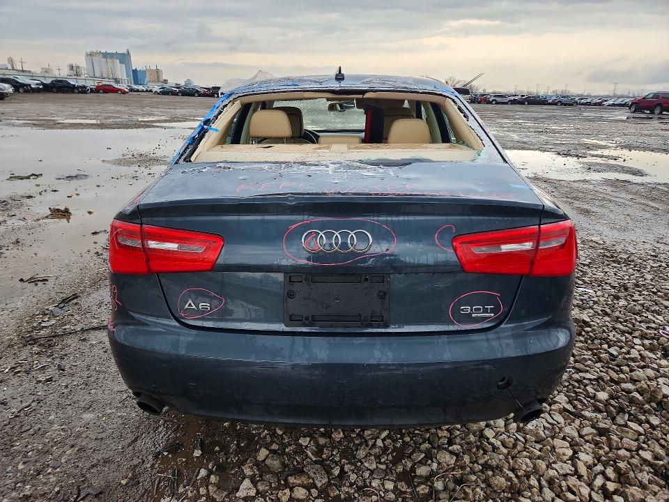 2014 Audi VIN WAUFGAFC5EN075409 COPART salvage auction — HAIL, Il - Salvage Certificate, sold $1,450 on 2026-07-03 (photo 6)