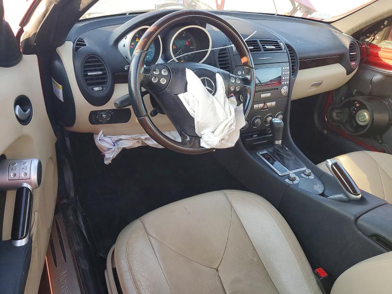2006 Mercedes-benz Slk-klasse VIN WDBWK56F36F093355 COPART salvage auction — FRONT END, Ar - Cert Of Title-Salvage, sold $575 on 2026-08-03 (photo 8)