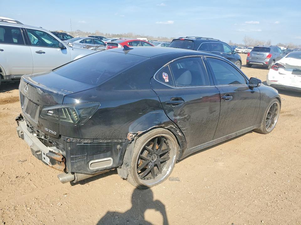 2012 Lexus Is VIN JTHBF5C28C5158853 COPART salvage auction — REAR END, Il - Salvage Certificate, sold $2,500 on 2026-07-21 (photo 3)