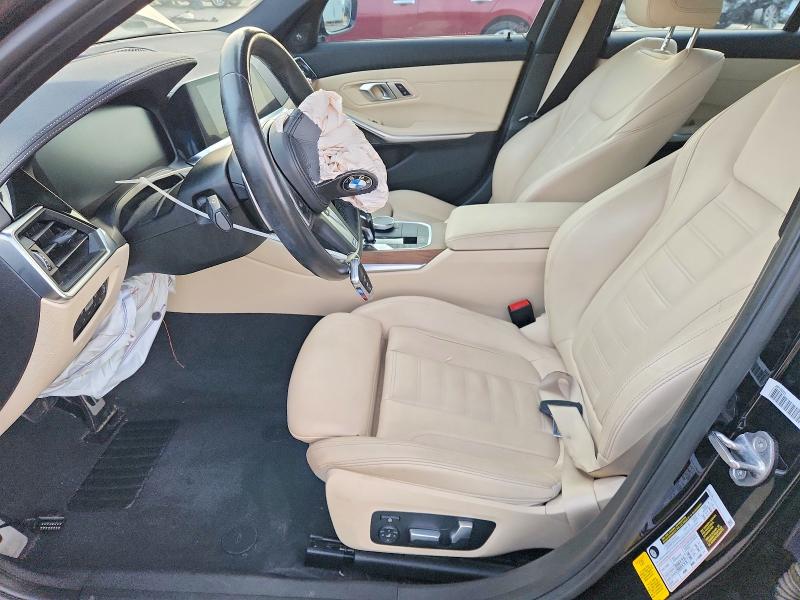 2019 BMW 3er VIN WBA5R1C56KAK06619 COPART salvage auction — FRONT END, Tx - Certificate Of Title, sold $10,600 on 2026-07-02 (photo 7)