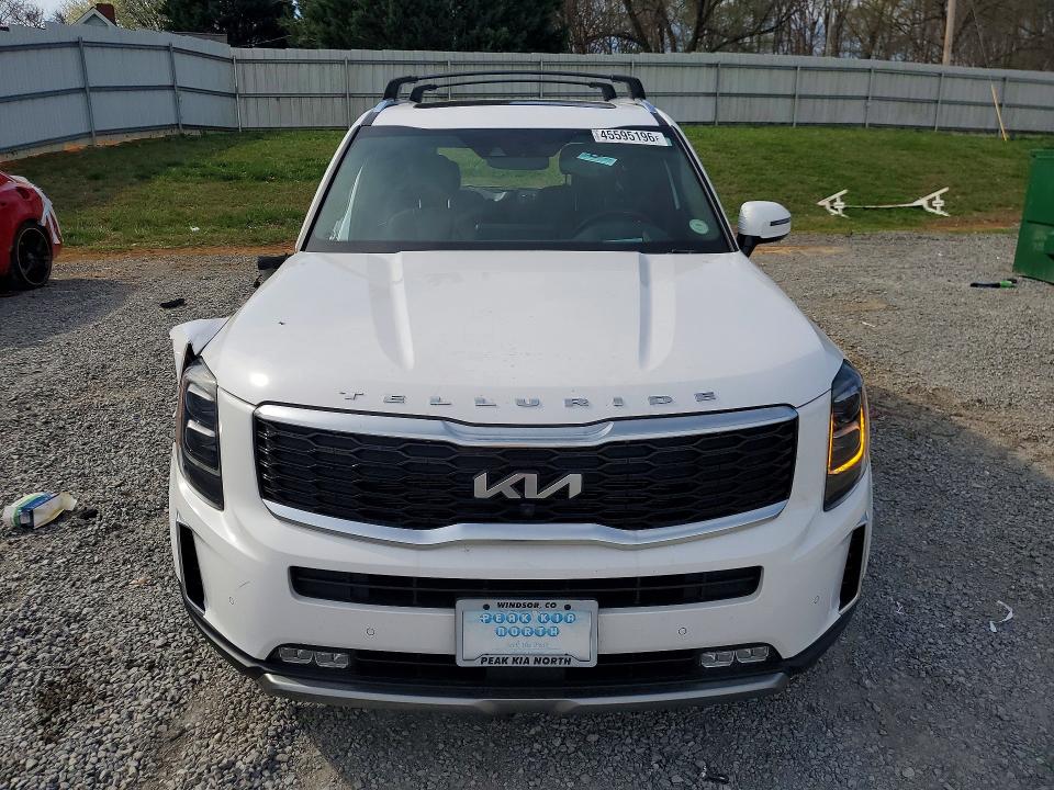 2022 Kia Telluride VIN 5XYP5DHC2NG215242 COPART salvage auction — ALL OVER, Nc - Salvage Certificate Of Title, sold $5,100 on 2026-07-15 (photo 5)