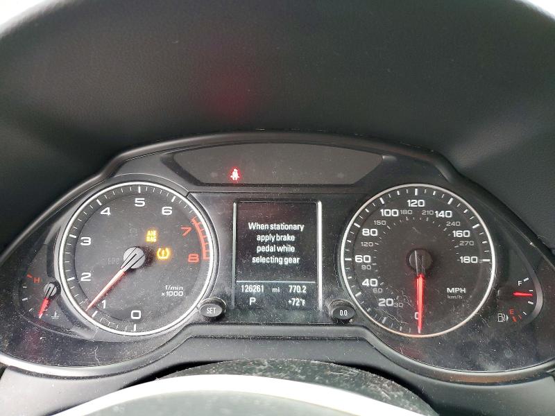 2012 Audi Q5 VIN WA1LFAFP8CA055150 COPART salvage auction — FRONT END, Salvage Title, sold $625 on 2026-07-23 (photo 9)