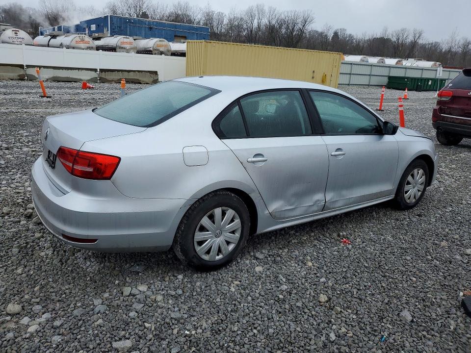 2015 Volkswagen Jetta VIN 3VW2K7AJ7FM332149 COPART salvage auction — FRONT END, Oh - Cert Of Title-Salvage, sold $425 on 2026-07-02 (photo 3)