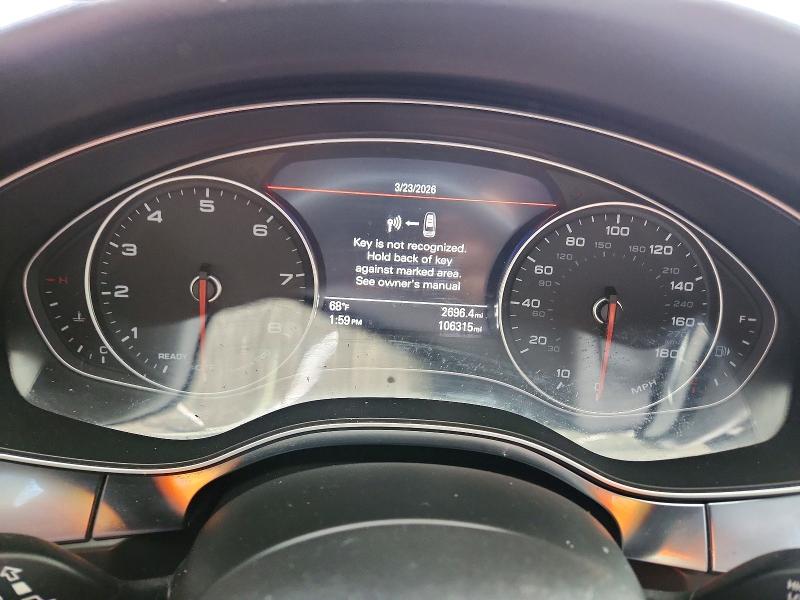 2018 Audi A6 VIN WAUG8AFC9JN034275 COPART salvage auction — FRONT END, CO - DIS/DLR/EXP ONLY CLEAN TITLE, sold $650 on 2026-07-02 (photo 9)