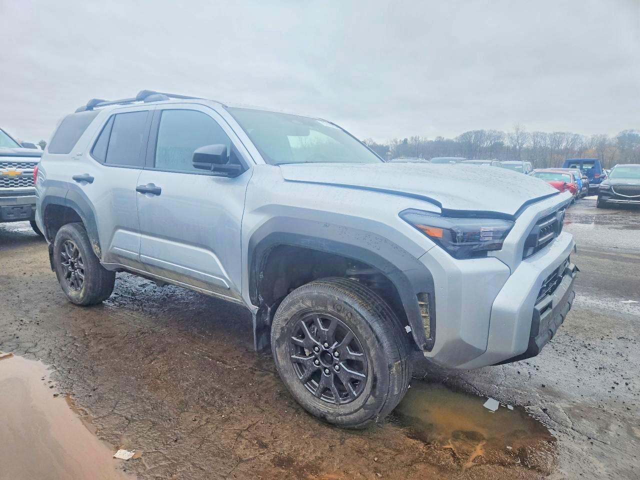 2025 Toyota 4runner VIN JTEVA5BR3S5006971 COPART salvage auction — Front End, CT - CERT OF TITLE-SALVAGE (P), sold $26,750 on 2026-05-05 (photo 4)