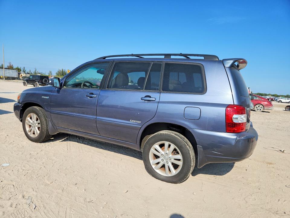 2006 Toyota Highlander hybrid VIN JTEEW21A960021005 COPART salvage auction — FRONT END, MA - CERTIFICATE OF TITLE, sold $750 on 2026-07-02 (photo 2)
