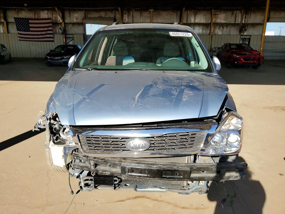 2014 Kia SEDONA VIN KNDMG4C79E6549021 COPART salvage auction — FRONT END, ID - SALVAGE CERTIFICATE OF TITLE, sold $1,050 on 2026-07-08 (photo 5)