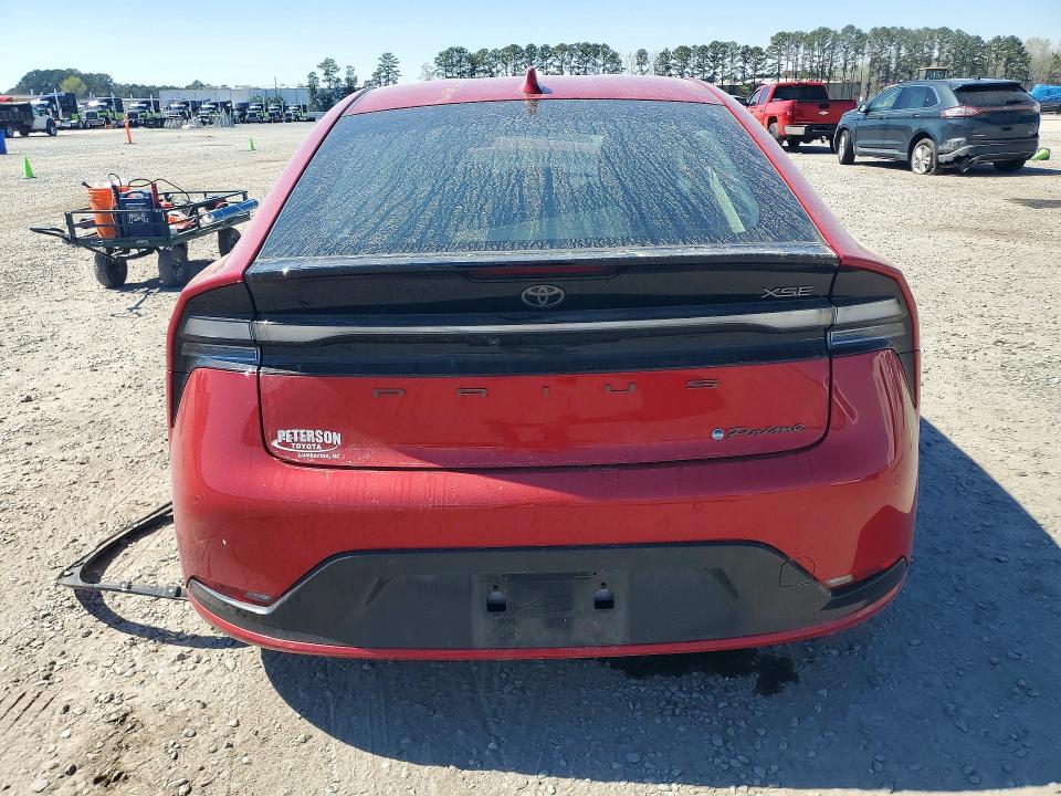 2024 Toyota Prius VIN JTDACACU0R3025539 COPART salvage auction — FRONT END, NC - SALVAGE CERTIFICATE OF TITLE, sold $3,750 on 2026-07-20 (photo 6)