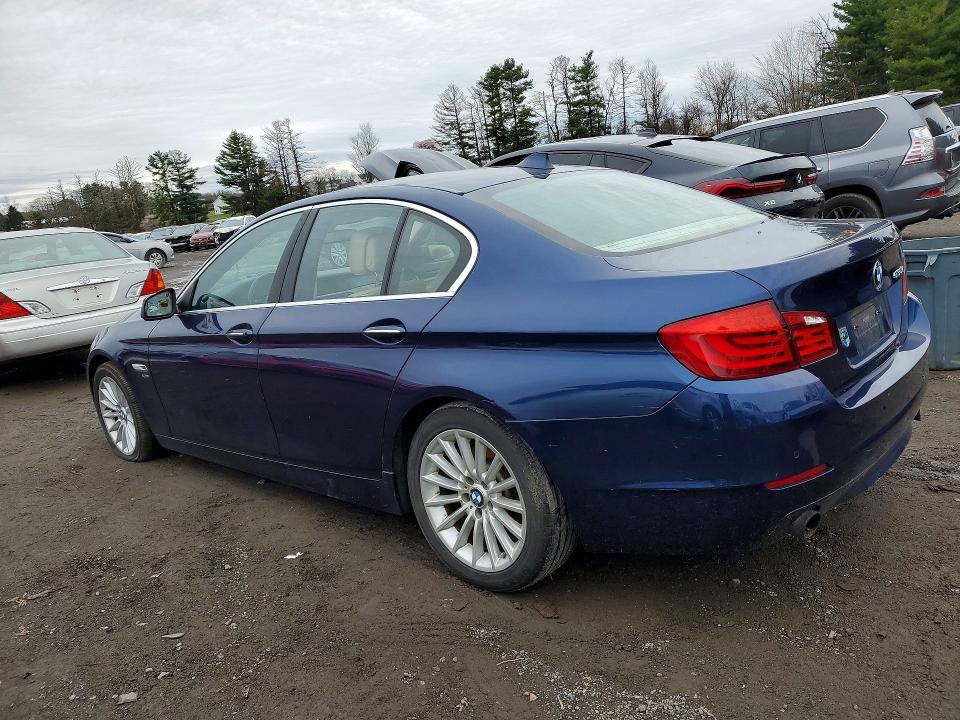 2012 BMW 5er VIN WBAFU7C53BDU54430 COPART salvage auction — MECHANICAL, Md - Certificate Of Title, sold $350 on 2026-07-27 (photo 2)
