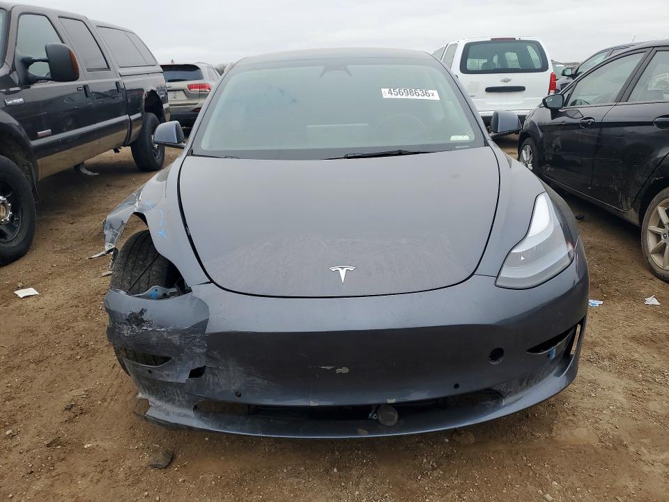 2022 Tesla VIN 5YJ3E1EB0NF169698 COPART salvage auction — FRONT END, Il - Salvage Certificate, sold $8,700 on 2026-07-07 (photo 5)