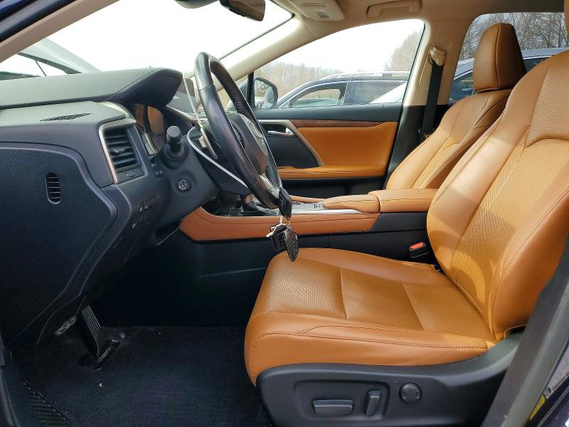 2021 Lexus Rx 350l VIN JTJHZKFA7M2033010 COPART salvage auction — FRONT END, Ma - Cert Of Title-Salvage, sold $17,900 on 2026-07-08 (photo 7)
