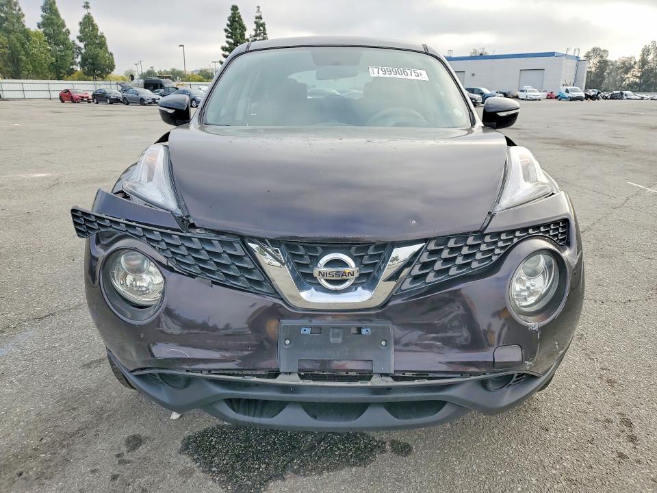 2015 Nissan Juke VIN JN8AF5MR8FT508009 COPART salvage auction — FRONT END, Ca - Salvage Certificate, sold $900 on 2026-07-09 (photo 5)