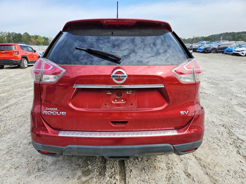 2016 Nissan Rogue VIN 5N1AT2MT8GC917901 COPART salvage auction — FRONT END, Ga - Cert Of Title-Salvage, sold $1,450 on 2026-07-02 (photo 6)