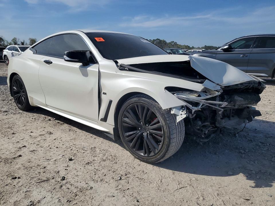 2017 Infiniti Q60 VIN JN1EV7EK3HM361000 COPART salvage auction — FRONT END, Tx - Salvage Vehicle Title, sold $2,400 on 2026-07-10 (photo 4)