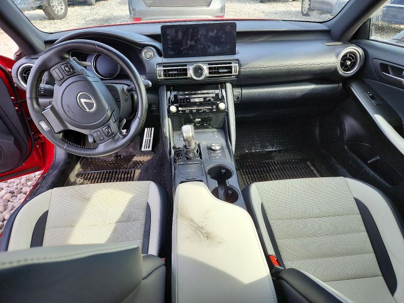 2021 Lexus Is VIN JTHGZ1E20M5018705 COPART salvage auction — WATER/FLOOD, Mi - Cert Of Title-Salvage Flood, sold $9,600 on 2026-07-09 (photo 8)