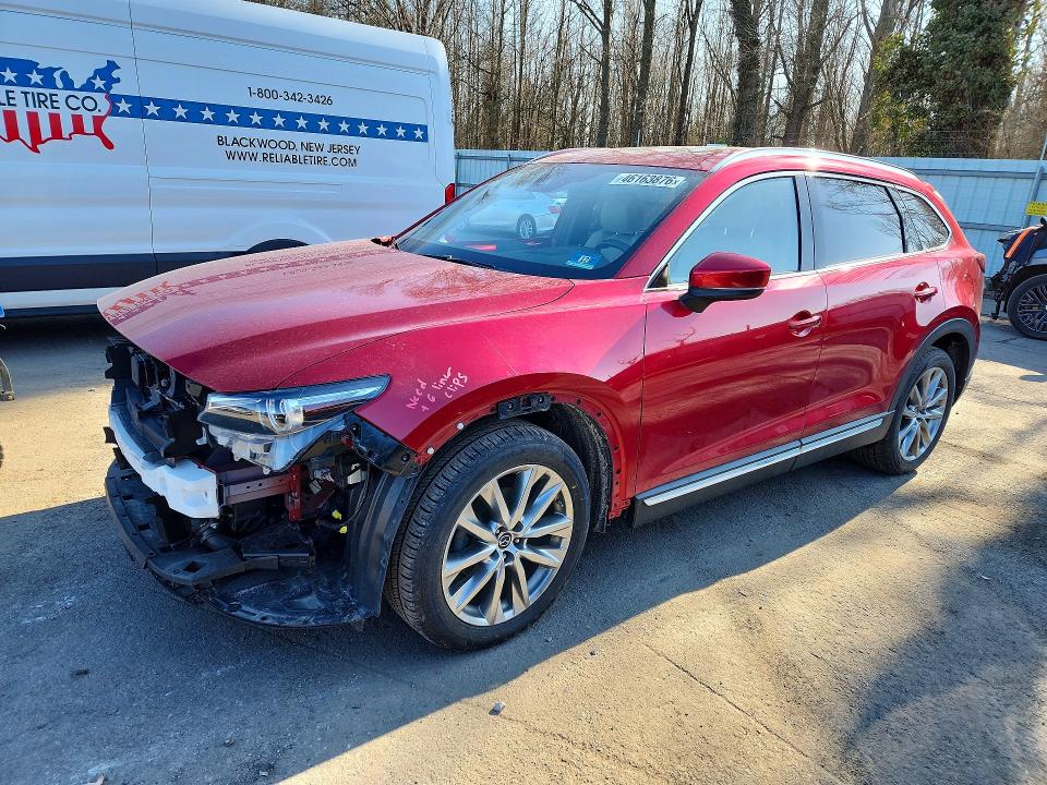 2019 Mazda Cx-9 VIN JM3TCBDY4K0308072 COPART salvage auction — FRONT END, Nj - Cert Of Title-Salvage, sold $6,300 on 2026-07-09 (photo 1)