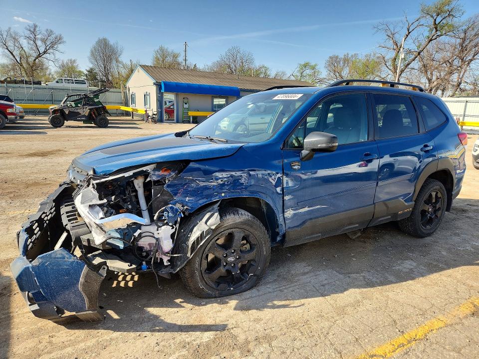 2021 Subaru Forester VIN JF2SKAJC0RH530180 COPART salvage auction — FRONT END, Ks - Cert Of Title-Salvage, sold $6,900 on 2026-07-22 (photo 1)