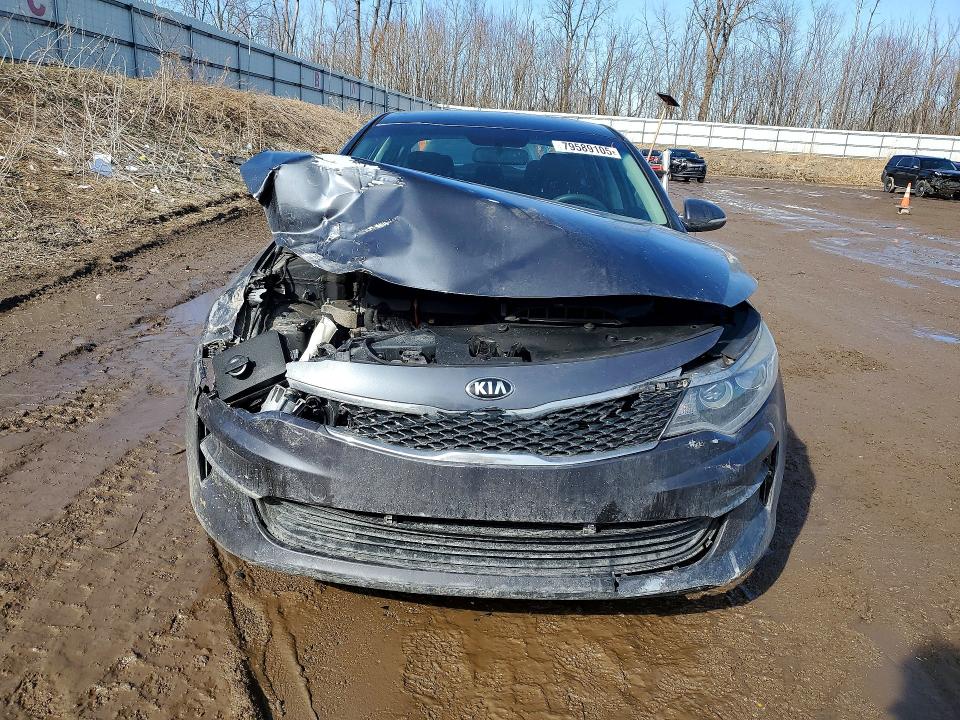 2017 Kia Optima VIN KNAGT4L37H5146202 COPART salvage auction — FRONT END, Mi - Certificate Of Title, sold $700 on 2026-07-21 (photo 5)