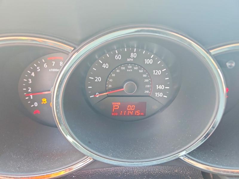 2012 Kia Sorento VIN 5XYKT3A60CG292719 COPART salvage auction — FRONT END, Fl - Certificate Of Destruction, sold $650 on 2026-07-22 (photo 9)