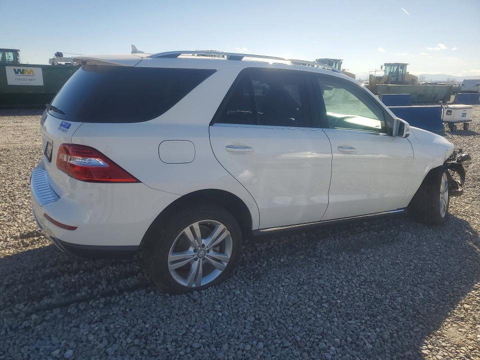 2015 Mercedes-benz M-klasse VIN 4JGDA5HB0FA474126 COPART salvage auction — FRONT END, Co - Salvage Title, sold $4,450 on 2026-07-04 (photo 3)