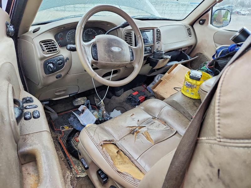 2002 Ford F-150 lightning VIN 1FTRX18L62NC09434 COPART salvage auction — VANDALISM, Mo - Certificate Of Title, sold $350 on 2026-07-02 (photo 8)
