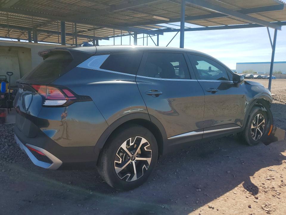 2023 Kia Sportage VIN 5XYK33AF0PG117974 COPART salvage auction — FRONT END, Az - Cert Of Title - Salvage, sold $4,650 on 2026-07-28 (photo 3)