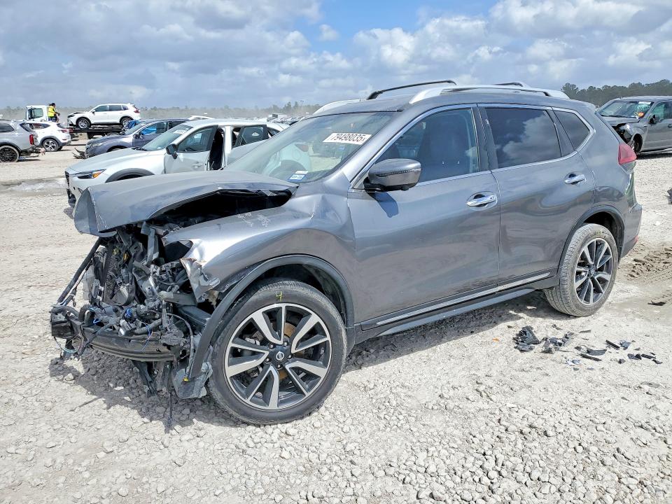 2018 Nissan Rogue VIN JN8AT2MT0JW488963 COPART salvage auction — FRONT END, Tx - Salvage Vehicle Title, sold $1,400 on 2026-07-10 (photo 1)