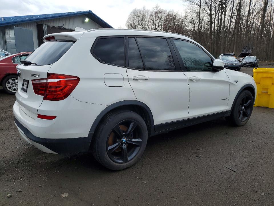 2017 BMW X3 VIN 5UXWZ7C35H0V92648 COPART salvage auction — MINOR DENT/SCRATCHES, Fl - Certificate Of Title, sold $6,500 on 2026-07-21 (photo 3)