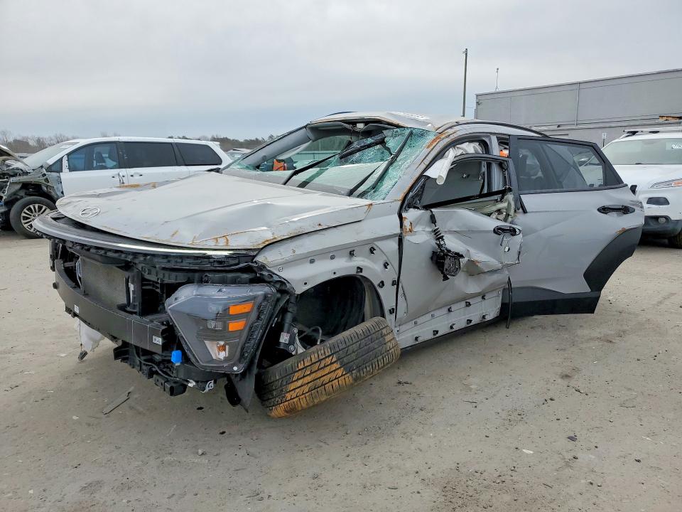 2024 Hyundai Kona VIN KM8HB3AB6RU119543 COPART salvage auction — ROLLOVER, Fl - Certificate Of Destruction, sold $4,250 on 2026-07-29 (photo 1)