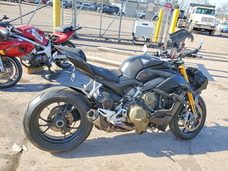 2022 Ducati Streetfighter VIN ZDMFAKNWXNB007022 COPART salvage auction — FRONT END, NJ - CERT OF TITLE-SALVAGE, sold $9,300 on 2026-07-09 (photo 1)