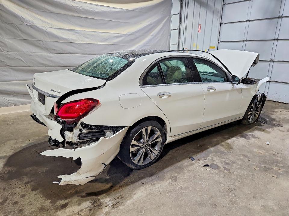 2021 Mercedes-benz C-klasse VIN W1KWF8EB6MR635300 COPART salvage auction — FRONT END, NH - CERT OF TITLE-SALVAGE, sold $2,750 on 2026-07-02 (photo 3)