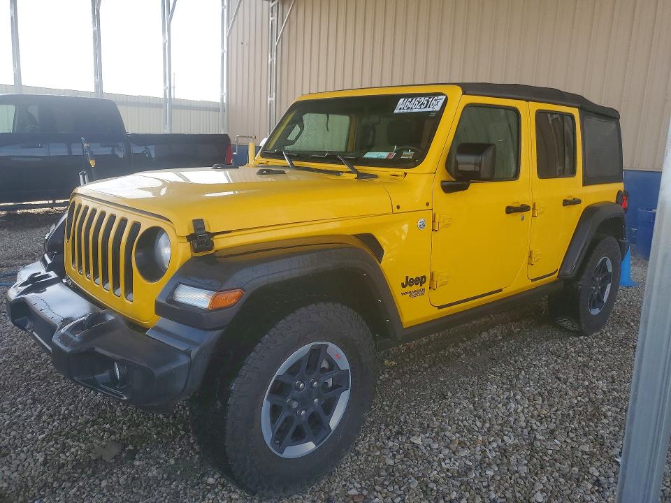 2021 Jeep Wrangler unlimited VIN 1C4HJXDN0MW744800 — COPART salvage auction photo