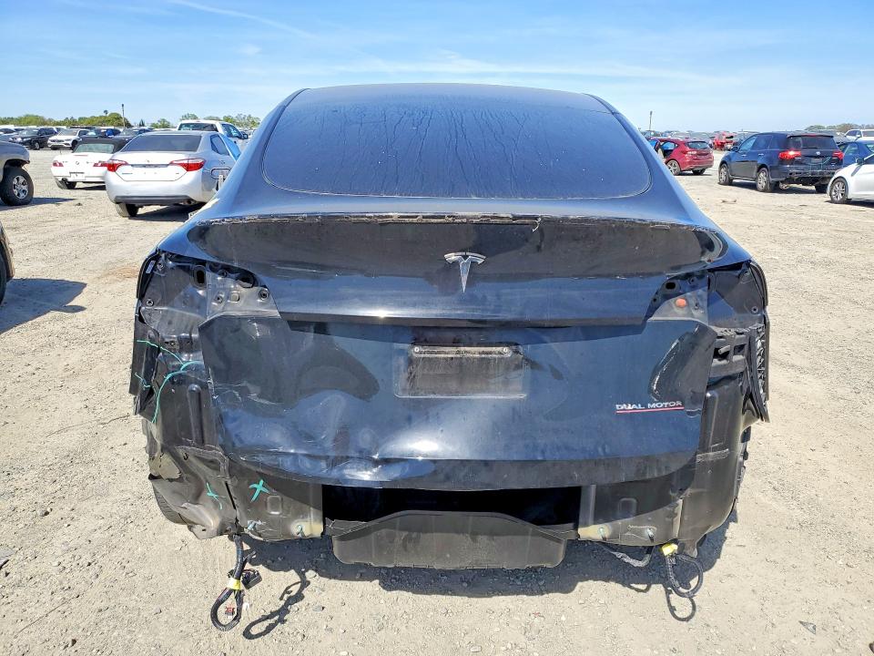 2021 Tesla VIN 5YJYGDEF5MF151250 COPART salvage auction — REAR END, Ca - Salvage Certificate, sold $7,100 on 2026-07-21 (photo 6)