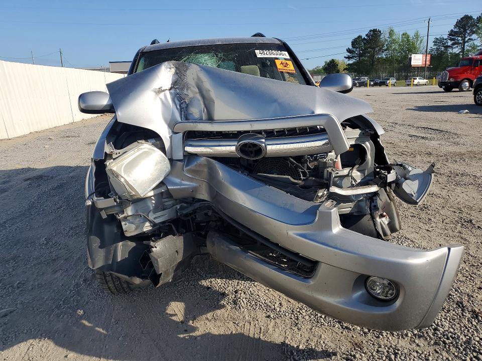 2005 Toyota Sequoia VIN 5TDZT34A65S260720 COPART salvage auction — FRONT END, Al - Cert Of Title-Salvage Title, sold $675 on 2026-07-30 (photo 5)